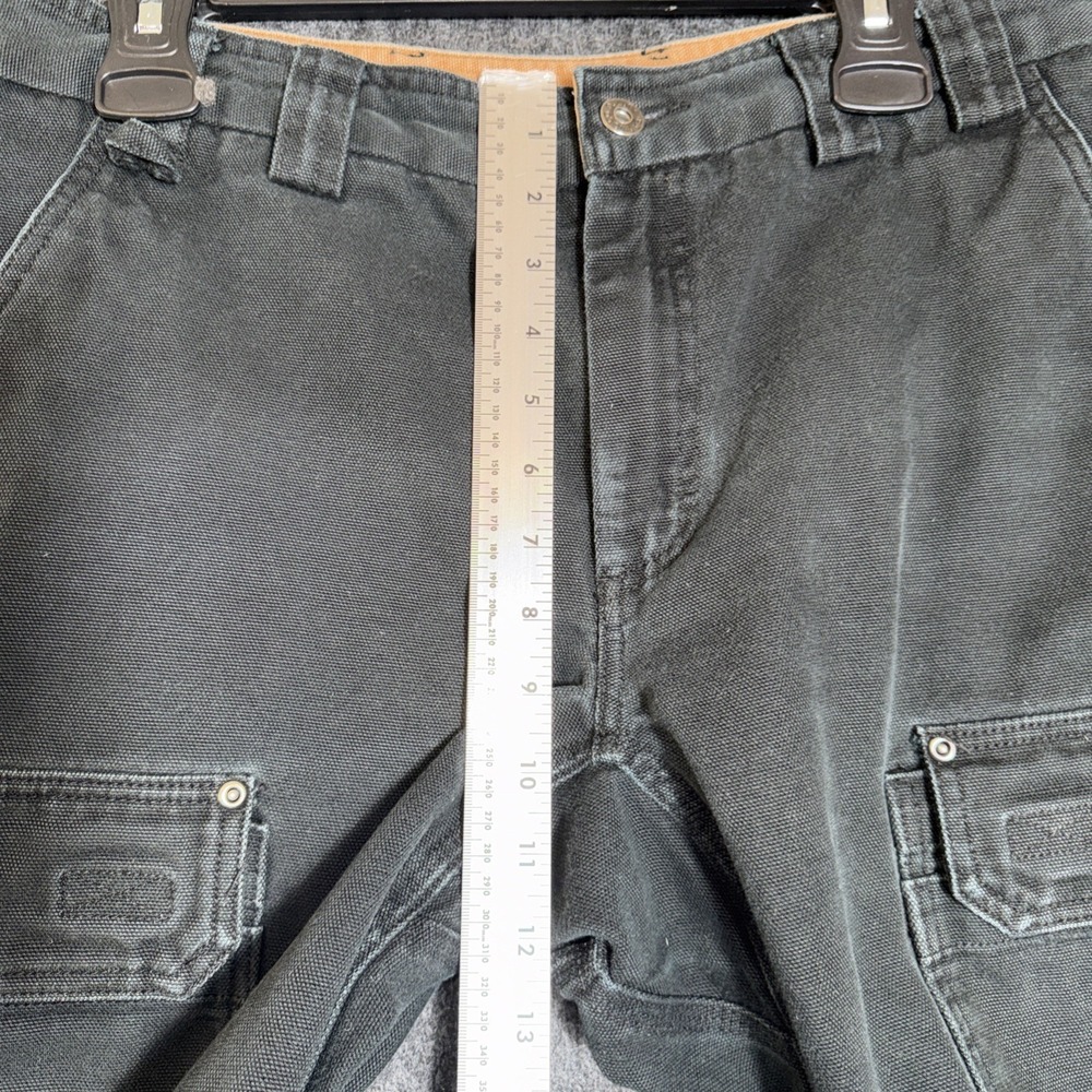 Duluth Trading Co Mens Heavy Black Utility Jeans Cargo Pants 34X34 (31) - Picture 7 of 13